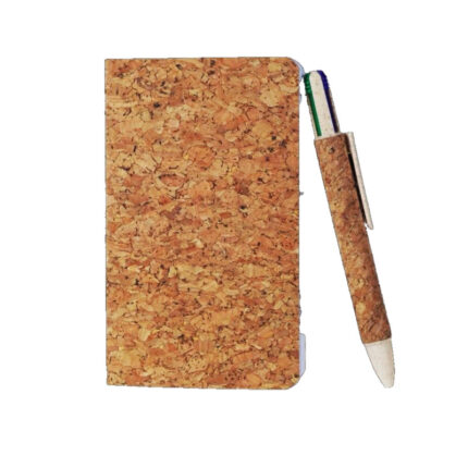 Cork coffee diary and pen